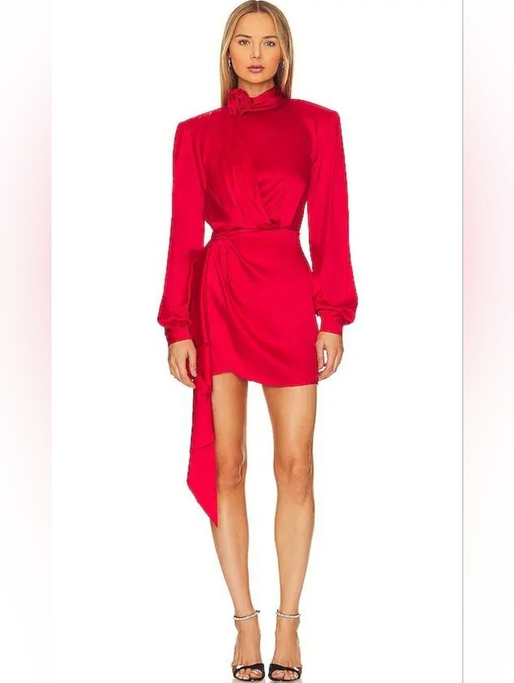 Ronny Kobo Rocky Dress in Crimson